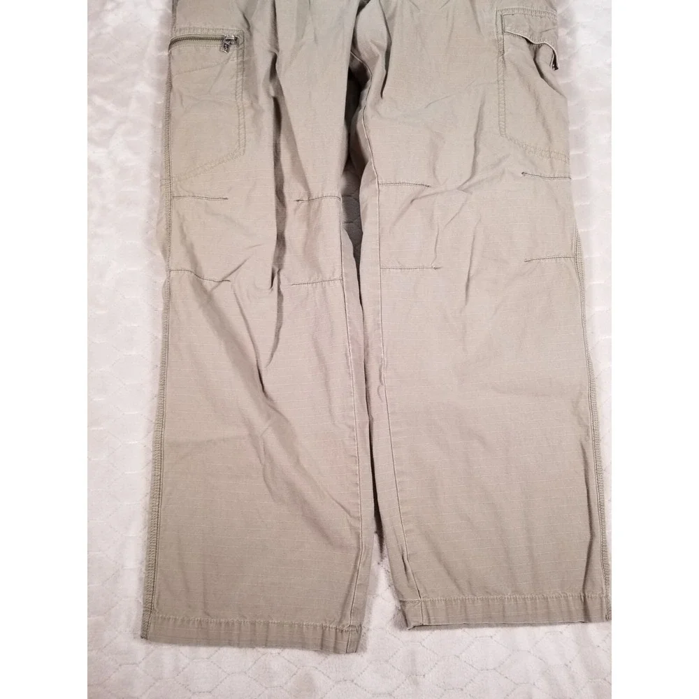 Columbia Sportswear Khaki Hiking Pants Fits 36x30‎ Lightweight See Pics